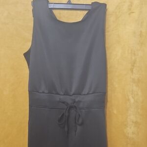 Black Sleeveless Jumpsuit